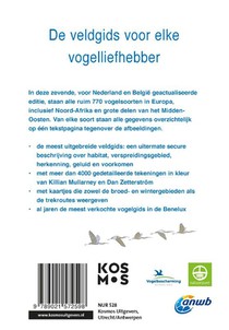 ANWB Vogelgids van Europa achterzijde
