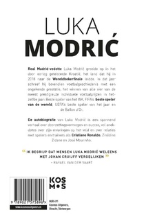 Luka Modric - de autobiografie achterzijde