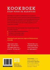 Kookboek eten voor de kleintjes achterzijde