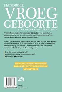 Handboek vroeggeboorte - voor ouders van prematuren achterzijde
