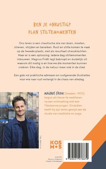 Rust vinden in een wereld die maar doordraait. achterzijde