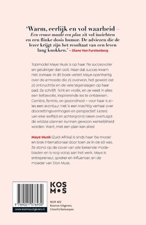 Een vrouw maakt een plan achterzijde