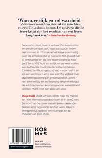 Een vrouw maakt een plan achterzijde