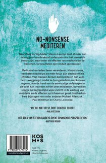 Het no-nonsense meditatieboek achterzijde