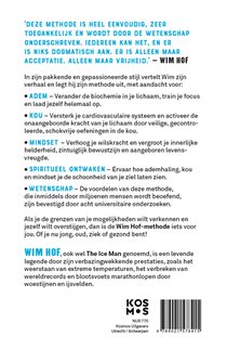 De Wim Hof methode achterzijde