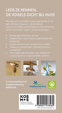 Vogels in en rond de tuin achterzijde