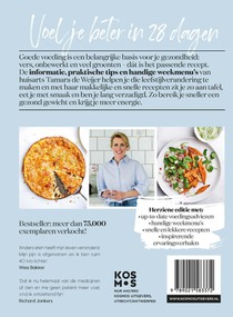 Eet beter in 28 dagen met huisarts Tamara de Weijer achterzijde