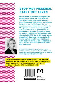 Leef meer, denk minder achterzijde