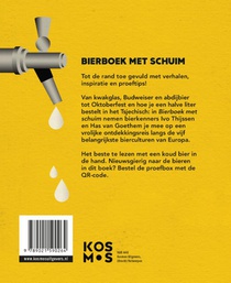 Bierboek met schuim achterzijde