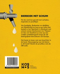 Bierboek met schuim achterzijde