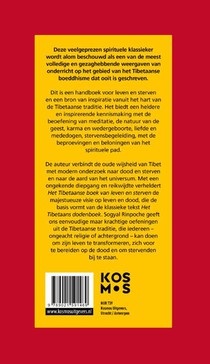 Het Tibetaanse boek van leven en sterven achterzijde