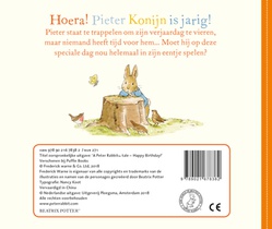 Pieter Konijn: Hieperdepiep! achterzijde