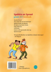 Spekkie en Sproet groot AVI leesboek achterzijde