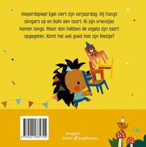 Egel is jarig achterzijde