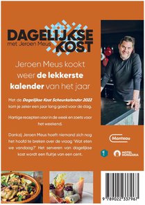 Dagelijkse Kost Scheurkalender 2022 achterkant