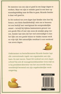 Het weekend van zeven dagen achterzijde