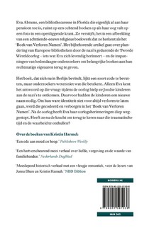Het boek van verloren namen achterzijde