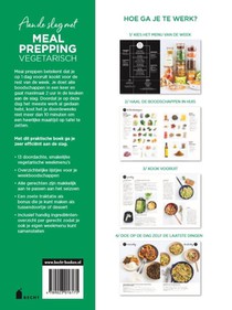 Meal prepping vegetarisch achterzijde
