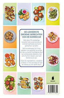 De groene barbecue achterzijde