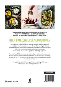 Het vega slowcookerboek achterzijde