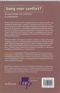 Bang voor conflict? achterzijde