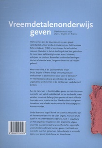 Vreemdetalenonderwijs geven achterzijde