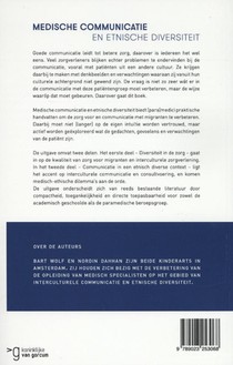 Medische communicatie en etnische diversiteit achterzijde