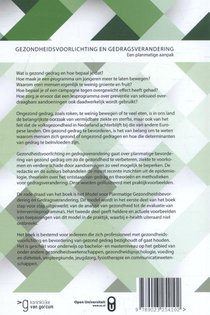 Gezondheidsvoorlichting en gedragsverandering achterzijde