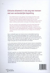 Ethische dilemma's in de zorg voor mensen met een verstandelijke beperking achterzijde