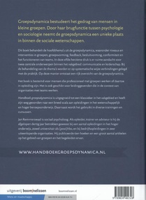 Handboek groepsdynamica achterzijde