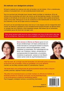 De kracht van het piramideprincipe achterzijde