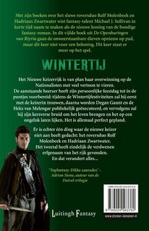 De Openbaringen van Riyria 5 - Wintertij (POD) achterzijde