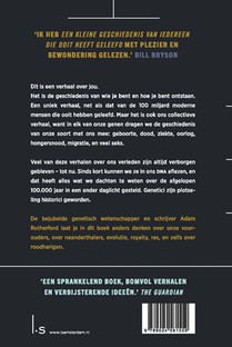 Een kleine geschiedenis van iedereen die ooit heeft geleefd achterzijde