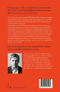 Oorlog tegen vrede achterzijde