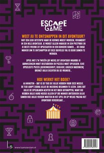 Escape game-Gevangen op de kermis achterzijde