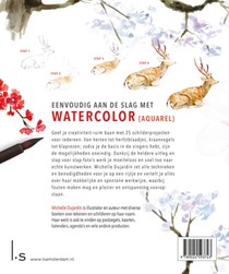 Watercolor in simpele stappen met Michelle Dujardin achterzijde