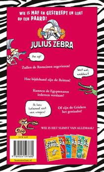 Het gigagrappige quizboek van Julius Zebra achterzijde