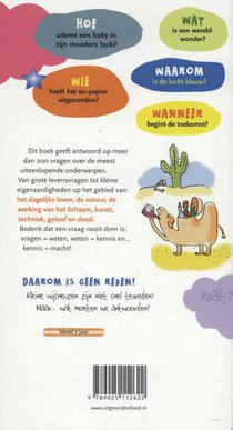 Het grote waarom boek achterzijde