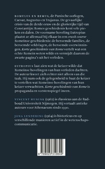 Korte geschiedenis van Rome achterzijde