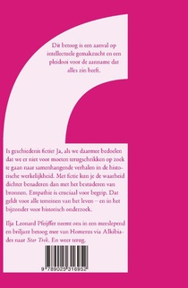 Is geschiedenis fictie? achterzijde