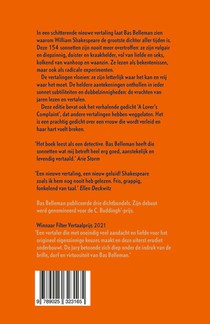 Shakespeares sonnetten achterzijde