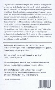 Cirkel in het gras achterzijde