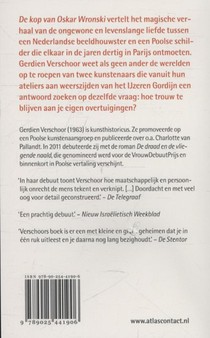 De kop van Oskar Wronski achterzijde