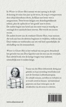 Winter in Gloster Huis achterzijde