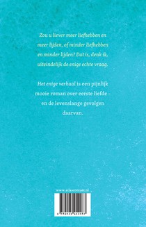 Het enige verhaal achterzijde