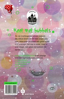 Keet met bubbels achterzijde