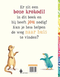 Pas op, een krokodil! achterzijde