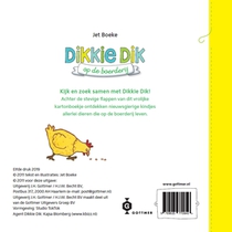 Dikkie Dik op de boerderij achterzijde