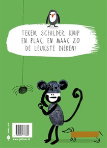 Echte kunst met dieren achterzijde