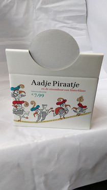 Aadje Piraatje en de stoomboot van Sinterklaas - display (8 exx.) achterkant